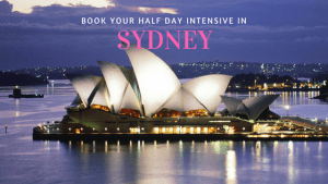 Book your half-day intensive in Sydney