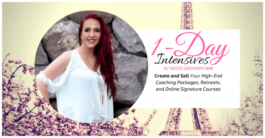Create your high end coaching package, intensives, retreats, and online signature programs!