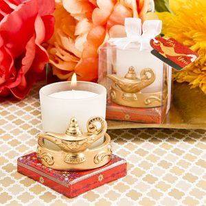 Gold Magic Lantern Candle Votive Holder