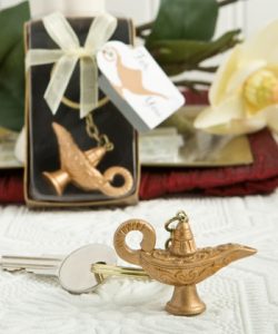 Gold Magic Lantern Key Chain