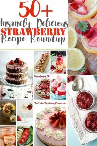 50+ Insanely Delicious Strawberry Roundup! Your fave bloggers strawberry recipes and more at idyllicpursuit.com