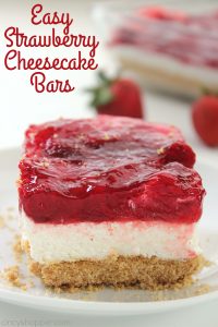 Easy Strawberry Cheesecake and other strawberry recipes at www.idyllicpursuit.com