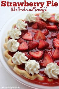 Easy Strawberry Pie and other strawberry recipes at www.idyllicpursuit.com