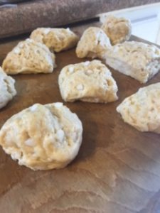 Liege waffle dough with the secret ingredient getting ready to be cooked! www.idyllicpursuit.com