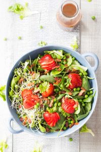 Strawberry Bacon Spring Salad