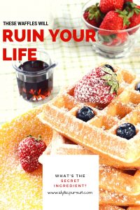These waffles will ruin your life. What's the secret ingredient? www.idyllicpursuit.com