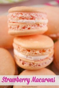 Strawberry Macarons and other strawberry recipes at www.idyllicpursuit.com