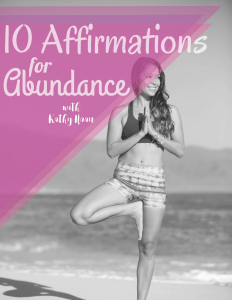 10 Affirmations for Abundance so you can manifest the life you deserve! www.idyllicpursuit.com