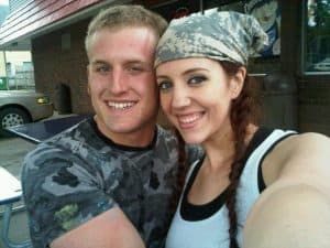 Kathy and Kirk Haan after paintball https://ooh.li/0501364