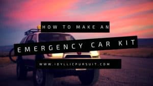 How to Make an Emergency Car Kit at idyllicpursuit.com