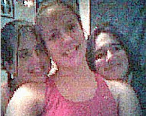 Nikki Dudley, Kathy Haan, and Melissa Adams in High School