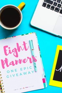 Be the first to know when the Big Planner Giveaway goes live at idyllicpursuit.com