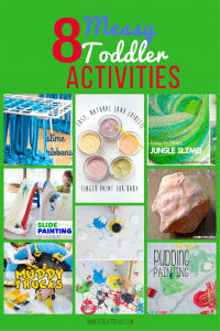 8 Messy Toddler Activities at idyllicpursuit.com