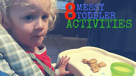 8 Messy Toddler Activities at idyllicpursuit.com
