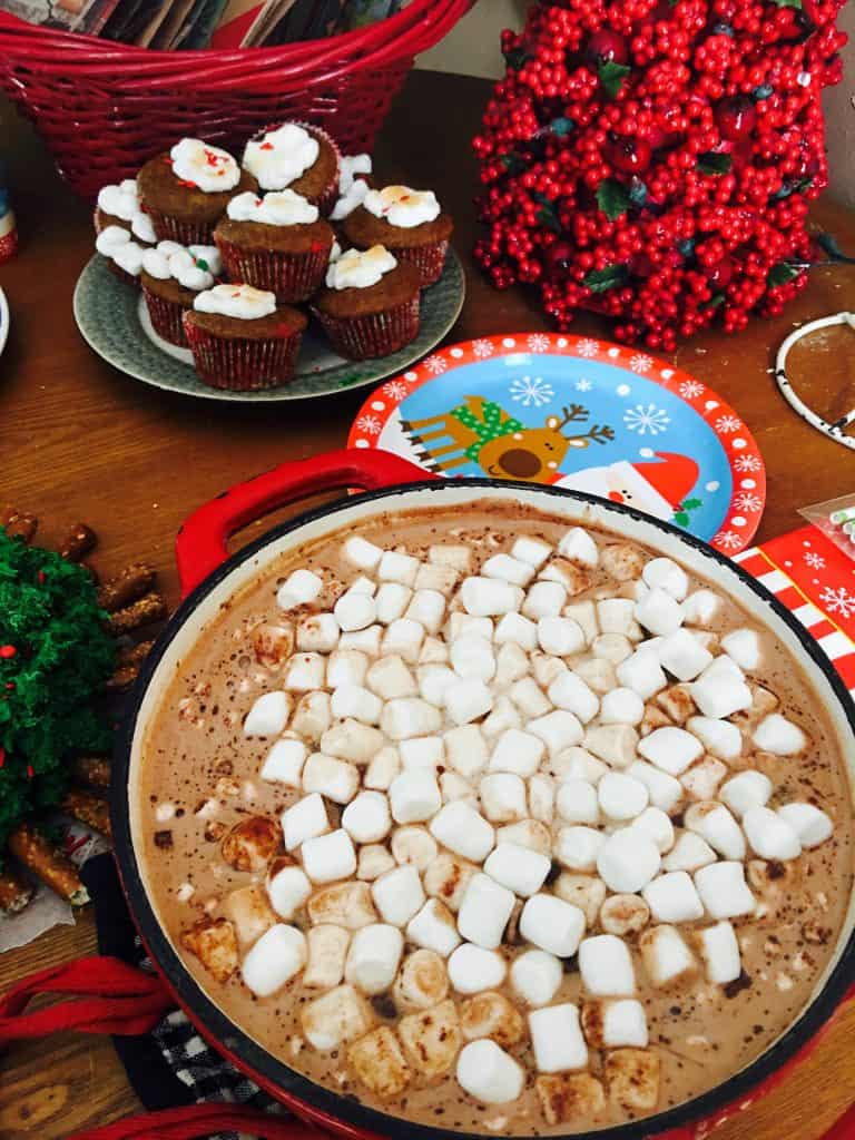 Nutella Hot Chocolate at our Christmas Party