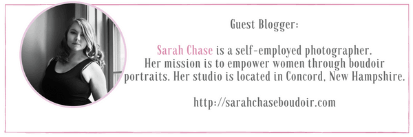 Sarah Chase Guest Blogger at IdyllicPursuit.com talking about body love through boudoir