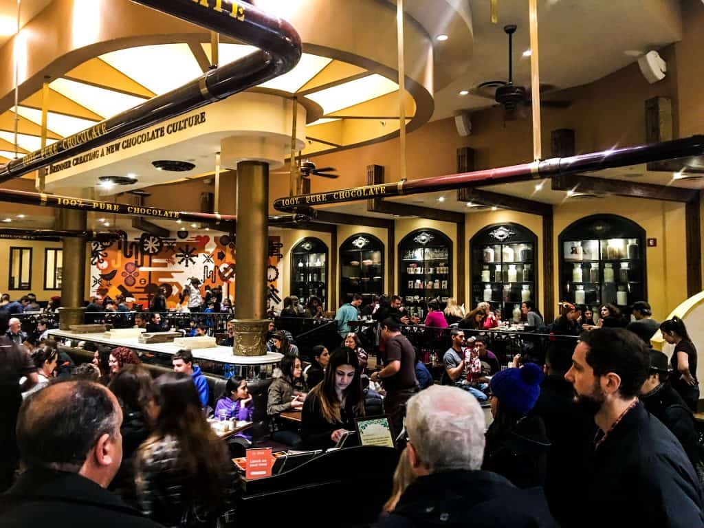 How to Spend a Week in NYC with Family. This was at Max Brenner!
