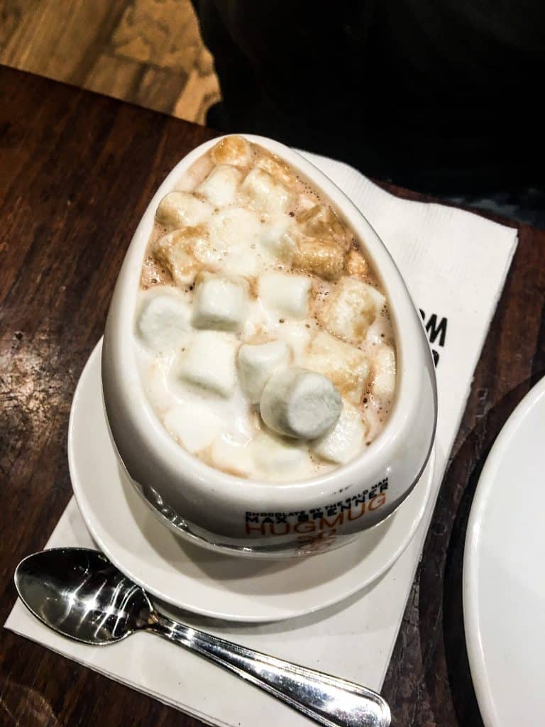 How to Spend a Week in NYC with Family. This was at Max Brenner!