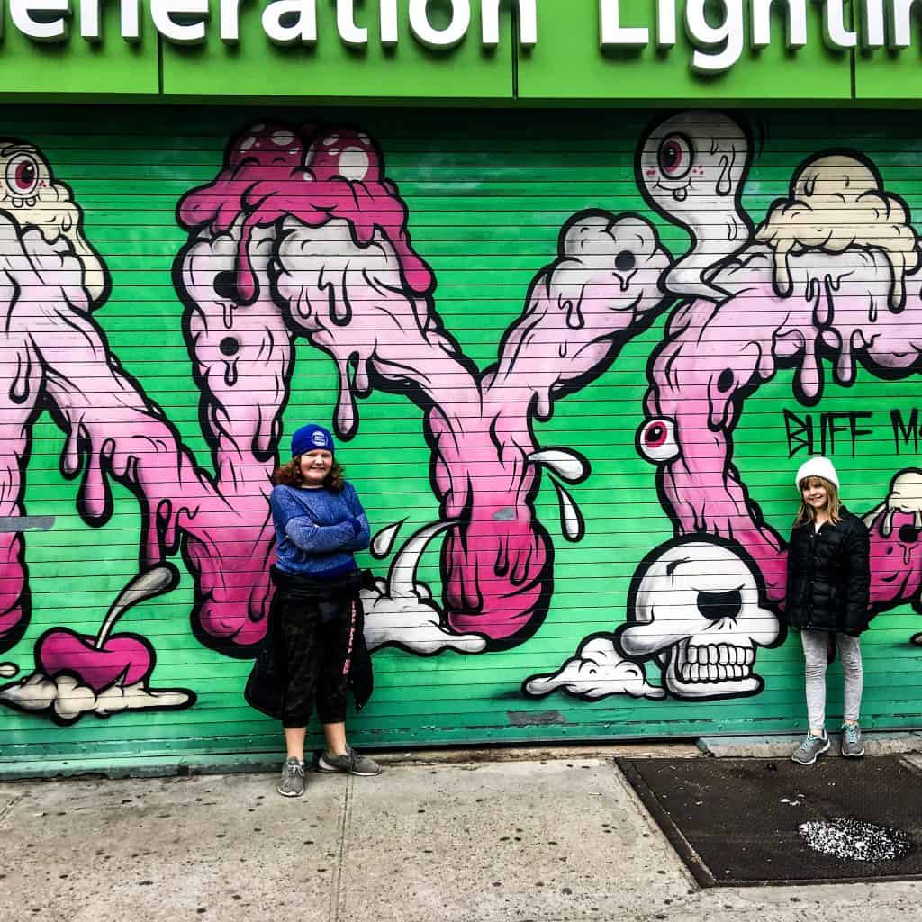 How to Spend a Week in NYC with Family. We loved the street art!