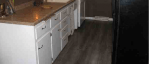 New DIY flooring in the kitchen