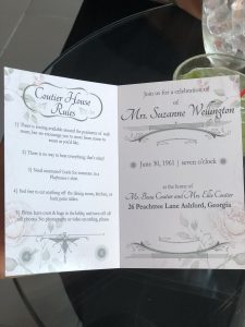 Invitation to cocktail party - Southern Gothic