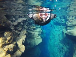 Snorkeling in the Silfra Fissure