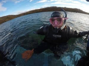Snorkeling in the Silfra Fissure