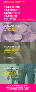 Expert Tips for Decluttering Infographic
