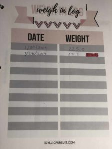 How to track weight loss