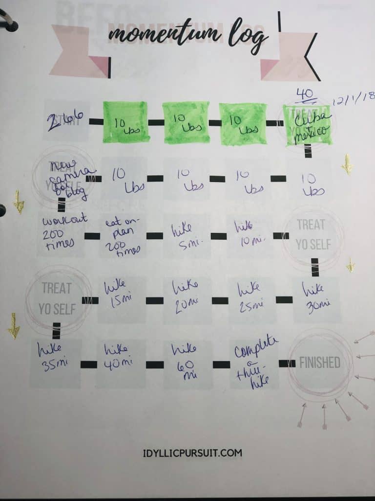 Here's exactly how I tracked my progress towards losing 123 lbs. I've included a free weight loss tracker for you, too!