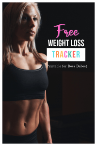 How to track weight loss