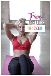 How to track weight loss