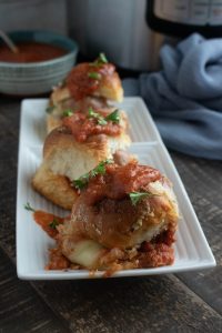 Instant Pot Italian Meatball Sliders