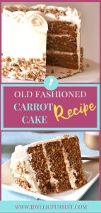 Old Fashioned Carrot Cake Recipe | carrot cake | best carrot cake recipe | cake recipe | healthy cake recipe | easter cake recipe | holiday cake recipe | yummy cake recipe | easy carrot cake | southern carrot cake recipe | moist carrot cake recipe |