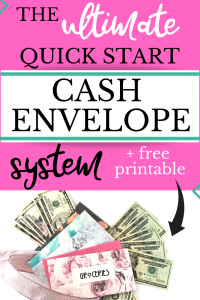 How to use the cash envelope system - cash envelope system printable | DIY cash envelope system | cash envelope system categories | cash envelope system get started | dave ramsey cash envelope system | cash envelope system ideas | cash envelope system organizer | sinking fund tracker | sinking fund printable | sinking fund ideas