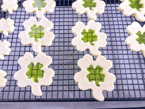 Easy Luck of the Irish Stain Glass Cookies