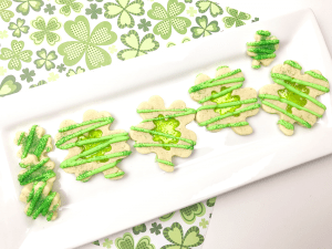 Easy Luck of the Irish Stain Glass Cookies