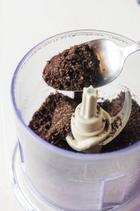 Oreos in the food processor