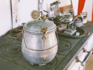 An old fashioned canner at the Nathaniel Hamlin Museum