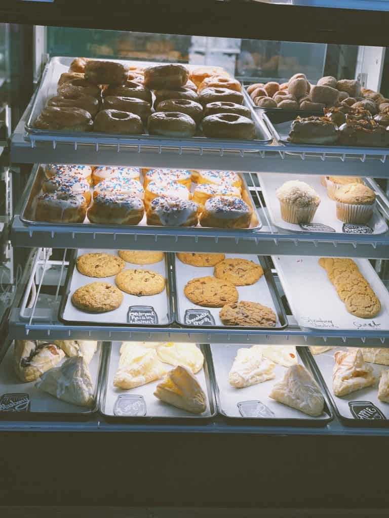 Pastries at The Broadway in Audubon, Iowa