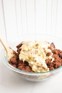 Crumbled cake mixture for german cake balls