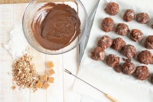 german chocolate cake balls