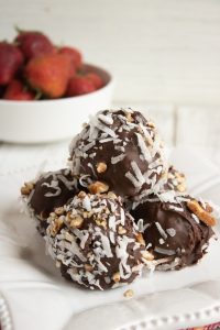 german chocolate cake balls