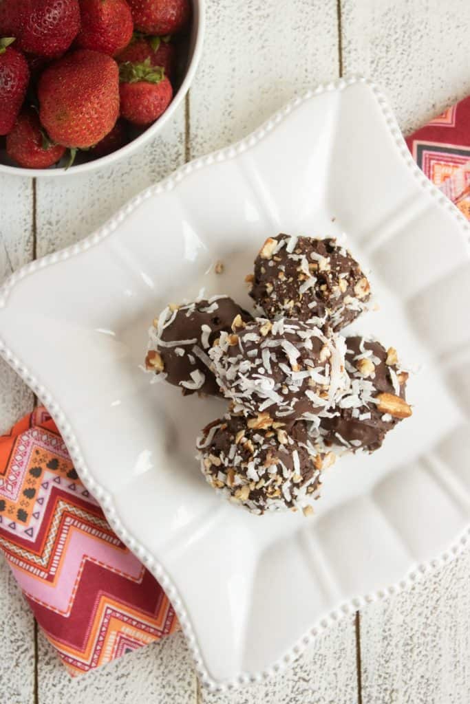 german chocolate cake truffle balls
