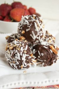 german chocolate cake truffle balls