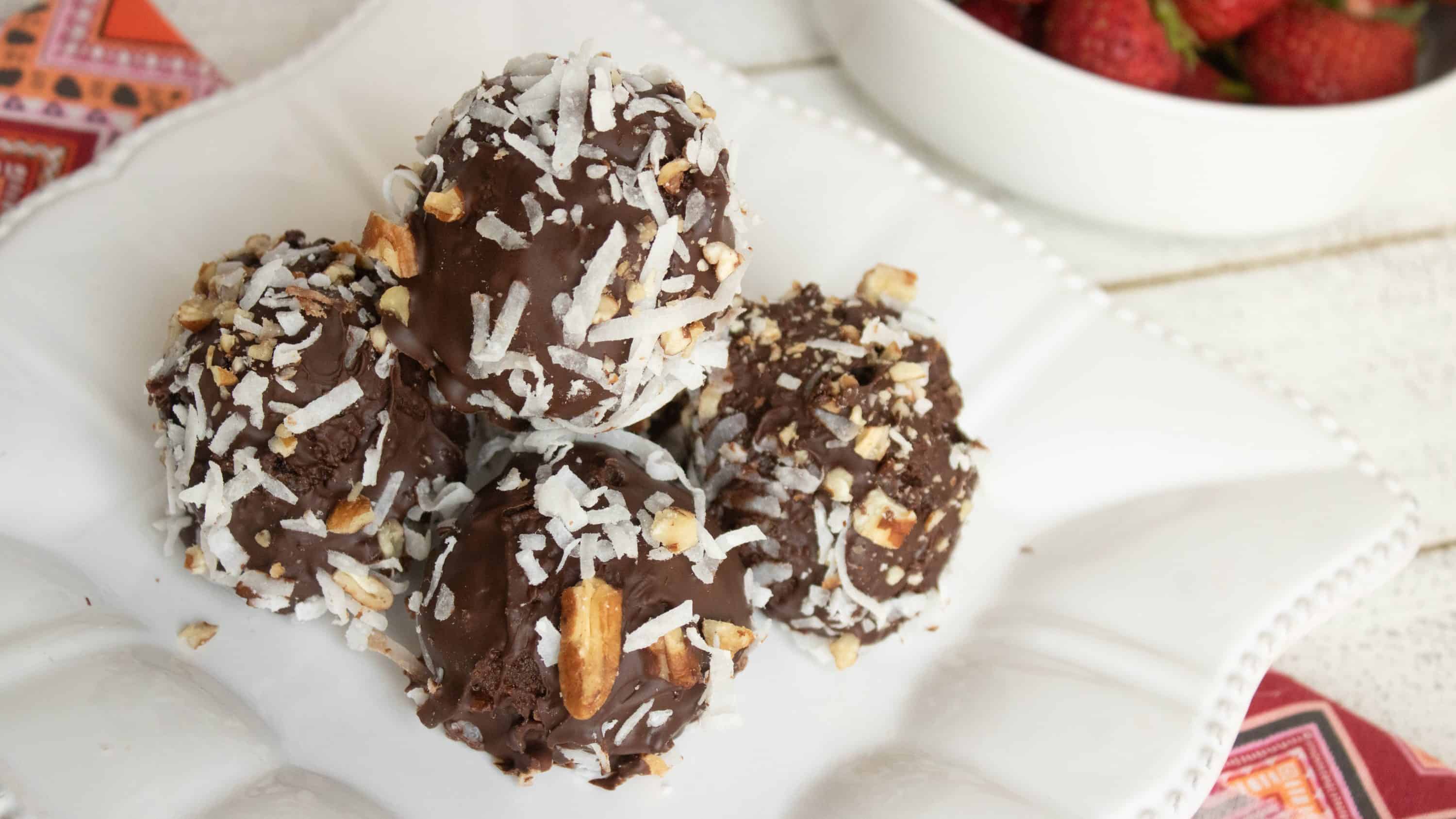 The Best German Chocolate Cake Truffles Ever