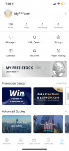 How to get free stock