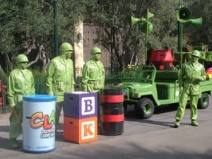 Cast from Toy Story at Disneyland. The best no wait Disneyland rides