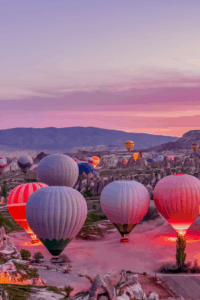 Turkey Pictures - Cappadocia hot air balloons