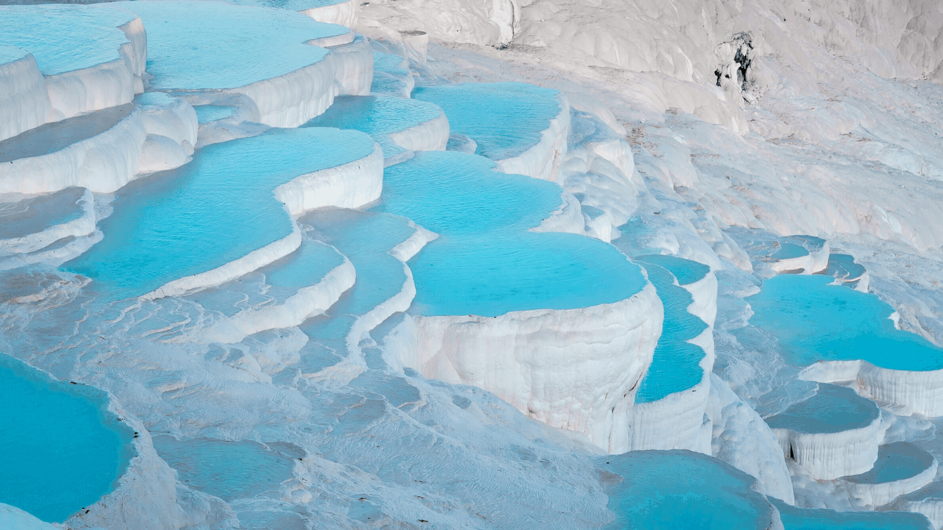 travertine pools - turkey pictures